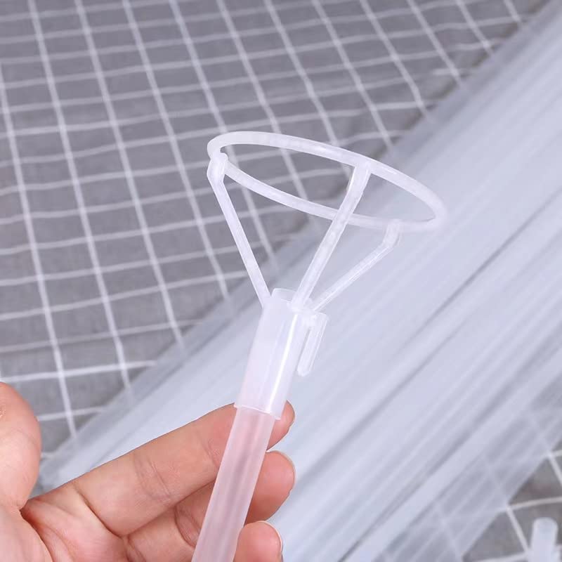 Efay 20 Packs Balloon Sticks, 27" Long Large Balloon Stands Holders with Base for Table Desktop Centerpieces - Image 2
