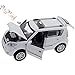 Mzexoma Toy Cars Diecast Car Models KIA Soul Model CarsPull Back CarsCar Toy with Sound and Light for 3 Year Old BoysWhite - Image 3