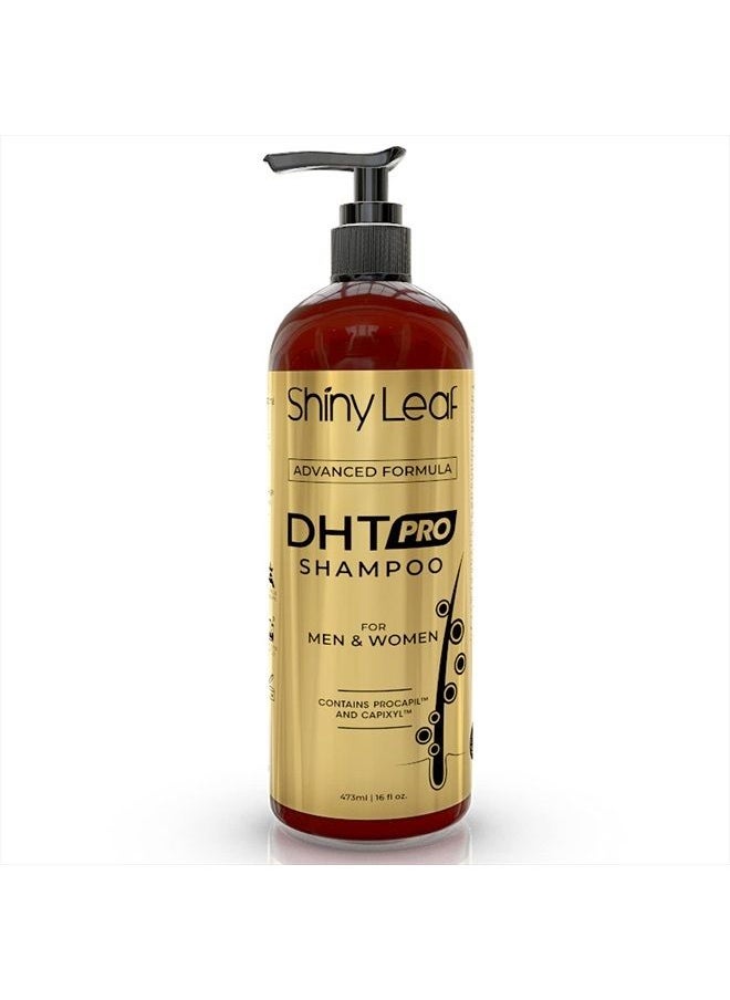 Shiny Leaf DHT Pro Shampoo Advanced Formula with Procapil and Capixyl, DHT Blockers and Natural Extracts, Anti-Thinning Shampoo for Men and Women, Revitalizes Scalp, Stimulates Follicles for Thicker Fuller Hair  - Image 1