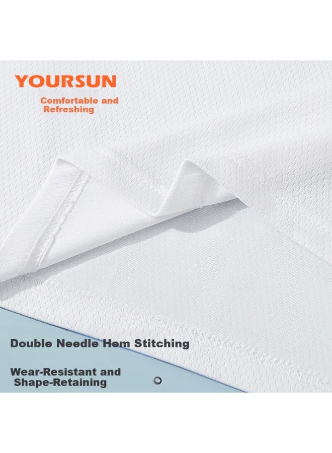 Yiershuang Men's Short Sleeve T-shirt Summer Mesh Quick-dry Lightweight Solid Color Base Layer Running Sports Breathable Sweat-absorbing Top