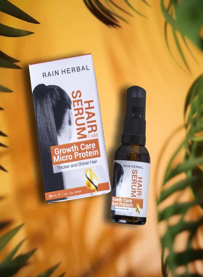 Rain Herbal سيروم الشعر بالبروتين الدقيق من رين هيربال للعناية بالشعر | يساعد على جعل الشعر أكثر كثافة ولمعاناً | 30 مل - Image 2
