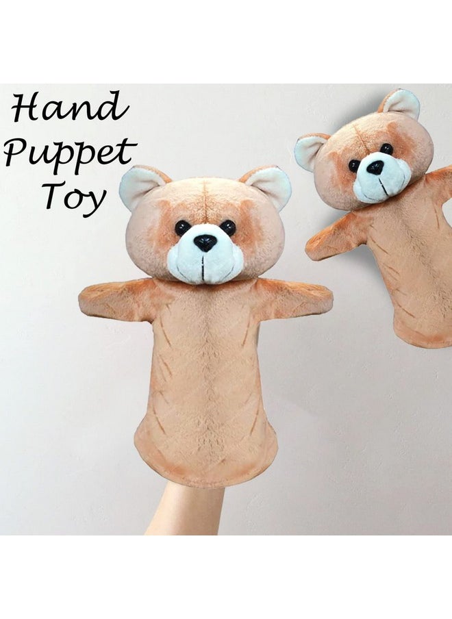 FunBlast - FunBlast Hand Puppets for Kids - Soft Hand Puppets for Kids, Story Telling Puppet for Kids, Hand Puppet Toy, Plush Animals Hand Puppet Toys, Fun Play Learning Toys - Multicolor (Bear) - Image 1