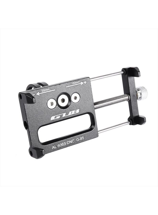 GUB Bicycle & Motorcycle Phone Mount, Aluminum Alloy Universal Bike Handlebar Phone Mount Holder Adjustable Compatible with iPhone X XR Xs 7s 8 Plus,Compatible with SamsungS9/S8/Note5/4 (Black) - Image 3