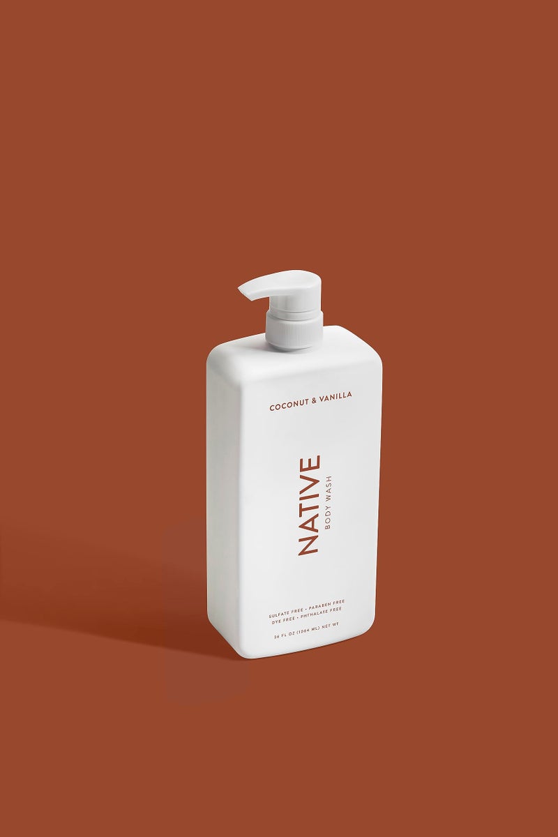 Native Sulfate Free Body Wash Contains Naturally Derived Ingredients | for Women & Men| Coconut & Vanilla, 36 oz - Image 3