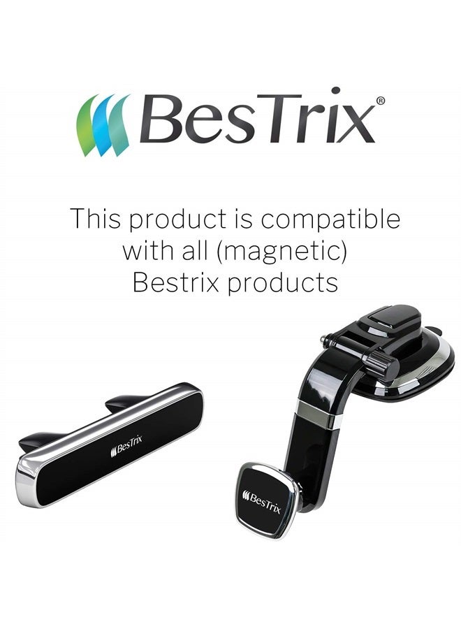 Metal Plate for Magnetic Mount with 3M Adhesive (Set of 4) Extra Thin