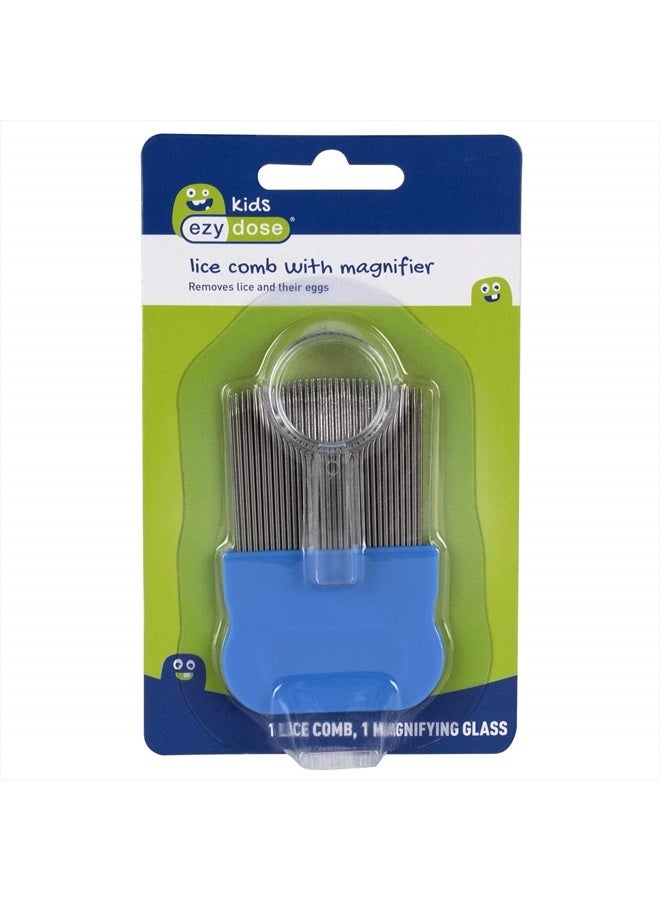 Ezy Dose Kids Lice and Eggs Comb | Hair Care for Baby, Toddler, Adult | Stainless Steel Pin Teeth - Image 2