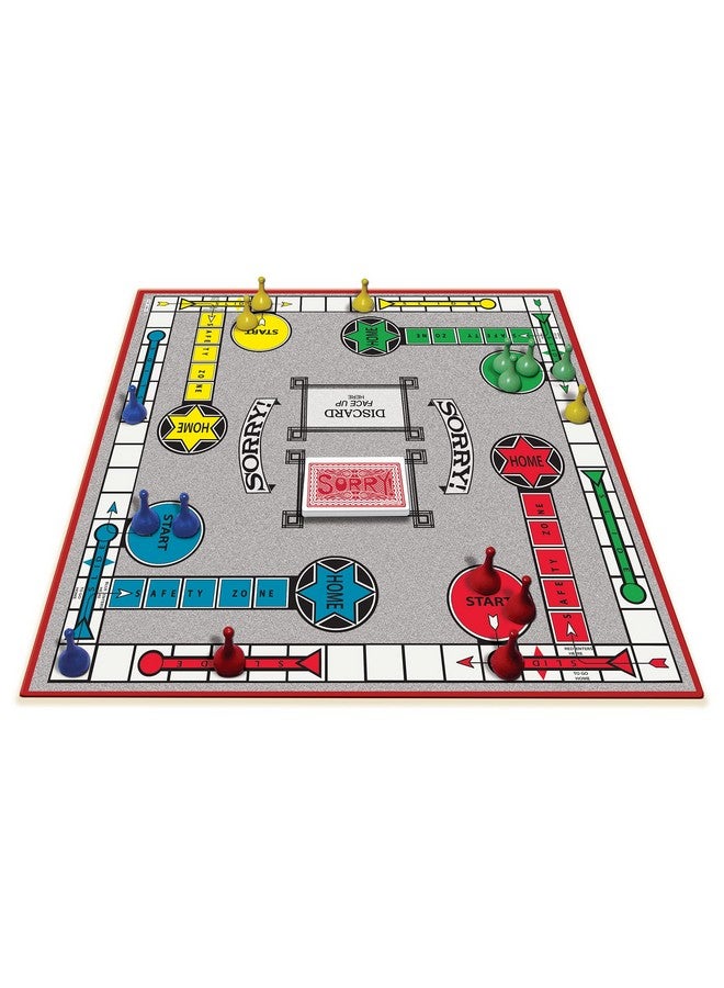 Winning Moves Classic Sorry With Retro Artwork and Components by Winning Moves Games USA, a Family Favorite for almost 100 Years, for 1-4 Players, Ages 6+ - Image 2