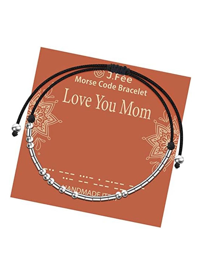 Generic - J.FÃ©e Morse Code Bracelets  Men Funny Inspirational Friendship Jewelry Christmas Gifts  Mom Sister Wife Him Her Best Friends - Image 1