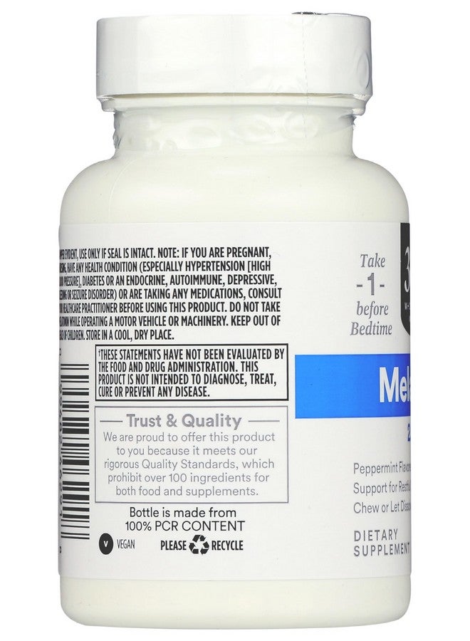 365 by Whole Foods Market 365 Everyday Value, Melatonin Lozenges 2.5mg, Peppermint Flavor, 60 CT  - Image 5
