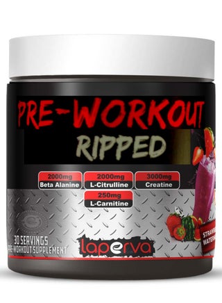 Laperva Pre-workout Ripped, Strawberry Watermelon, 30 Servings