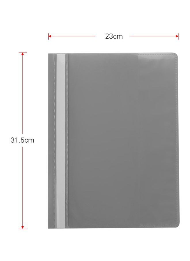 Generic - 12-Piece File Protector Set Grey - Image 1