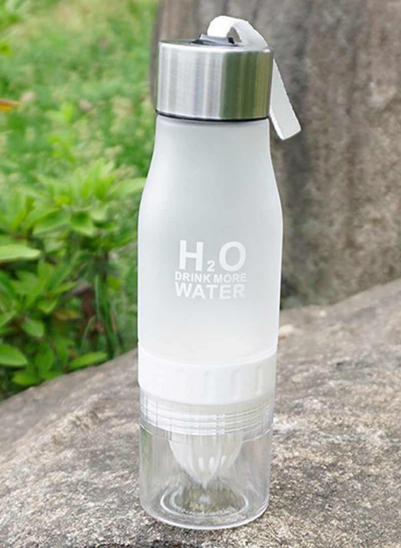 Sports Water Bottle For Healthy and Stylish Lifestyle, Gym Water Bottle, Yoga Workout Water Bottle, Perfect For Detox Water, Healthy Drinks, Fitness, Travel, 650 ml Fruit Infuser Bottle With Carrying Strap - Image 3