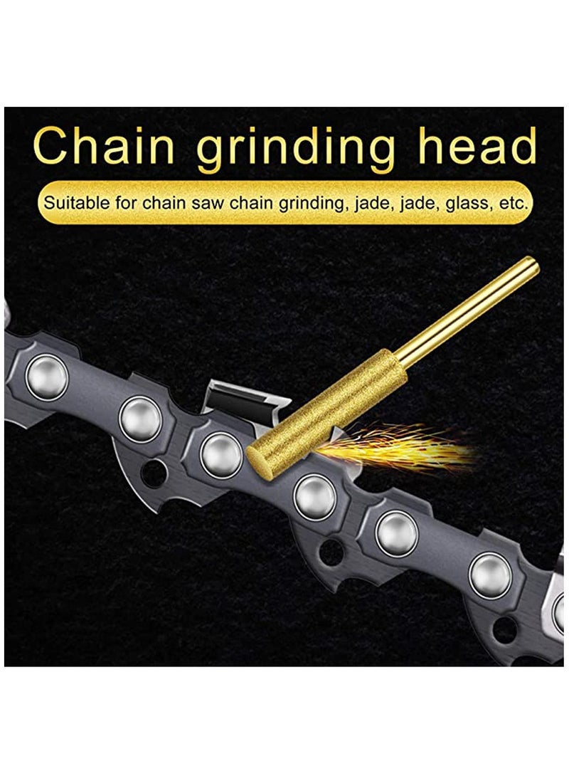 Y&D Titanium Plated Diamond Sharpening Wheels, 3/16 Inch Electric Replacement Stones for Chainsaw Sharpener - Image 5