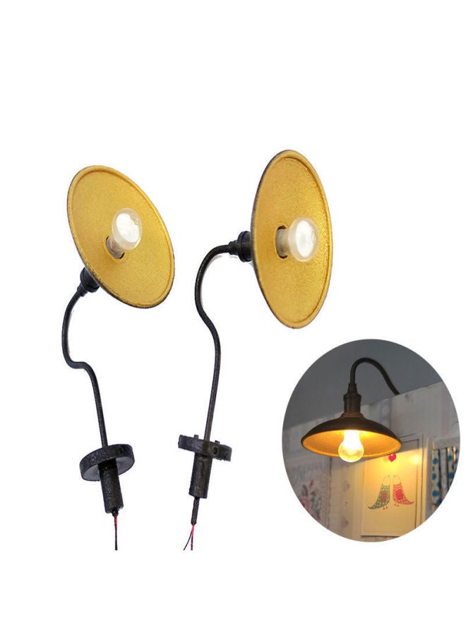 Sand Table Miniature Simulation Wall Lamp Model Indoor And Outdoor Lighting Light Micro Photography Landscape LED Lighting 3V-Colour:Big  - Image 2