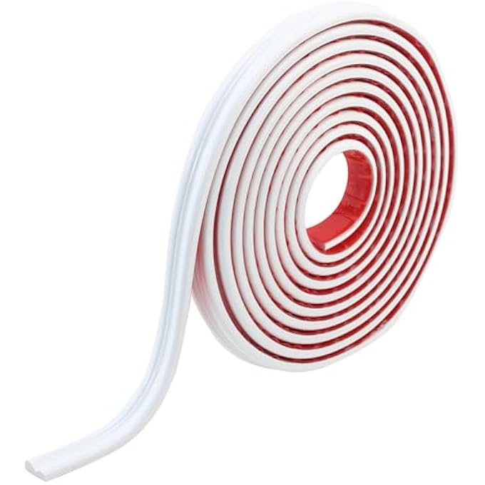 PEEL AND STICK WALL MOLDING TRIM & CHAIR RAIL, SELF-ADHESIVE PANEL MOULDING, DIY HOME DECOR ON CABINET DOOR MIRROR FRAME, 9.8FT X 0.9IN - Image 2