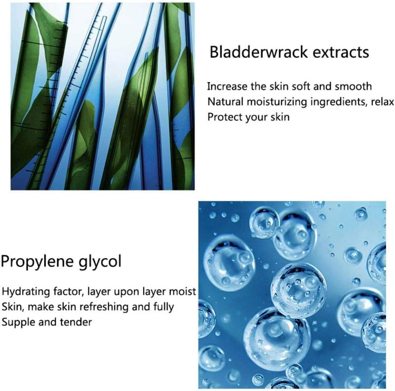 ويوبلز قناع للعين من جل الأعشاب البحرية، ضمادات تحت العين، يزيل الهالات السوداء والانتفاخات تحت العين، مضاد للشيخوخة والتجاعيد وترهل العين وانتفاخها، ضمادات للعين، مرطب ومغذي - Image 5