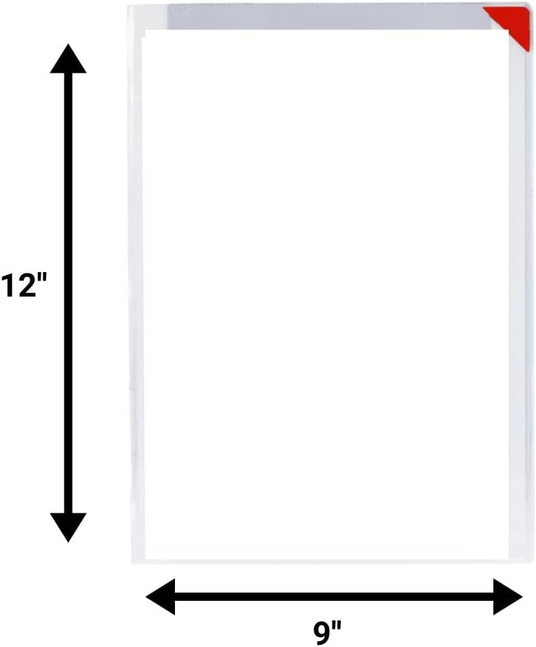 TARIFOLD SubZero Signage Pockets Easy Click Magnetic Corner Closure Permanent Adhesive 9 inches x 12 inches 10PK - Image 3