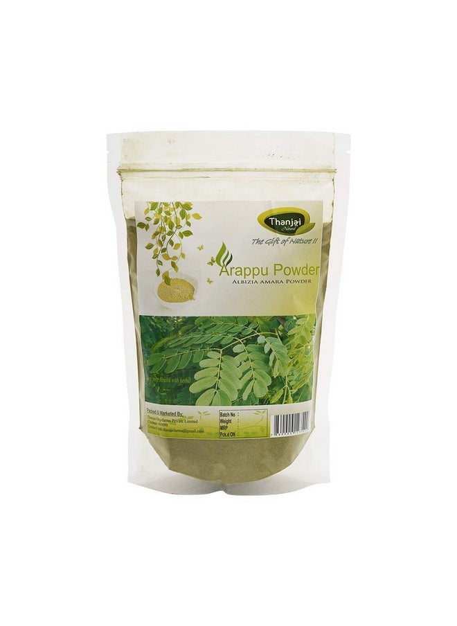 Thanjai Natural مسحوق أرابو كيس 500 جرام 100% طبيعي من ألبيزيا أمارا مسحوق أرابو غسول الشعر التقليدي وبلسم الشعر  - Image 1