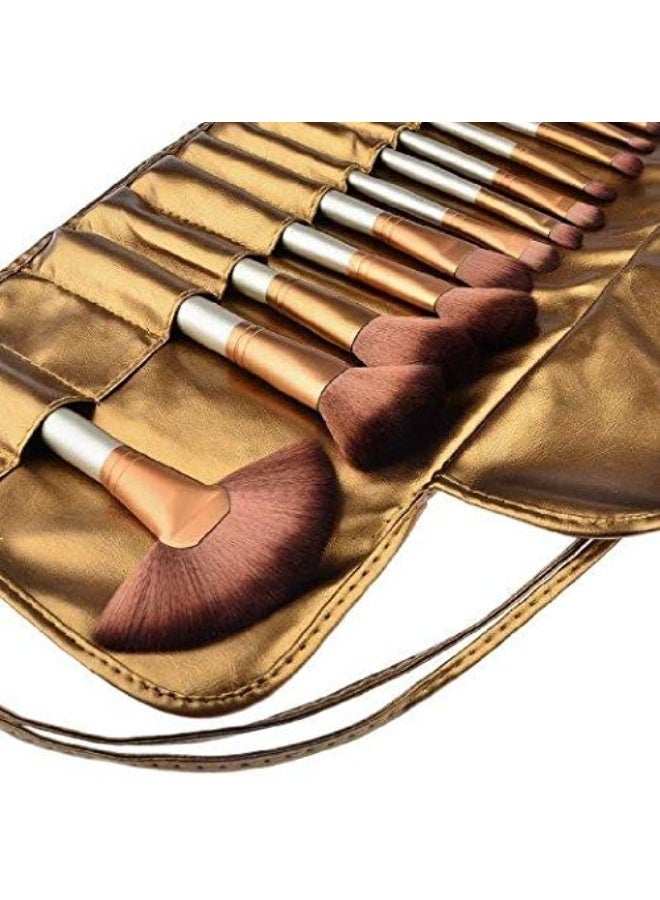 32-Piece Makeup Brushes Tool Kit With Holder Bag - Image 3