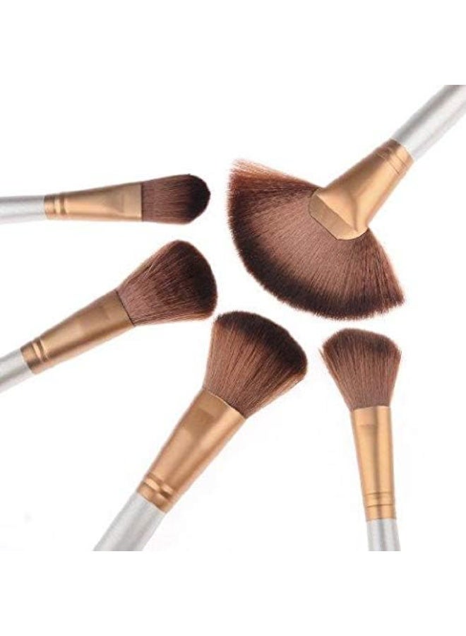 32-Piece Makeup Brushes Tool Kit With Holder Bag - Image 4