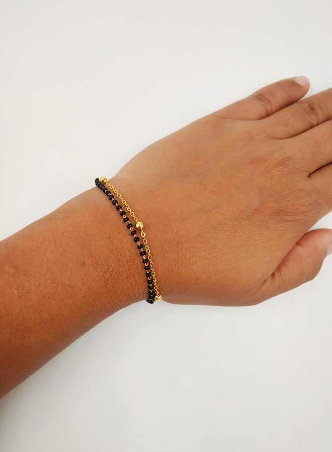 JHB Brass Bracelet for Women (Golden) - Image 5