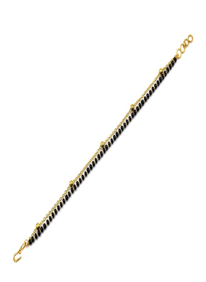 JHB Brass Bracelet for Women (Golden) - Image 4