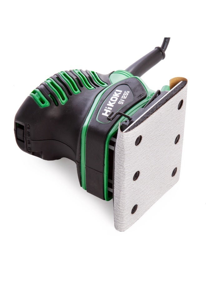 Hikoki SV12SGE6Z Orbital Sander, 110mm Pad, 200W Motor, Lightweight 1.1 kg, 1.5mm Orbital Diameter – Compact Finishing Sander for Wood, Paint & Metal - Image 3
