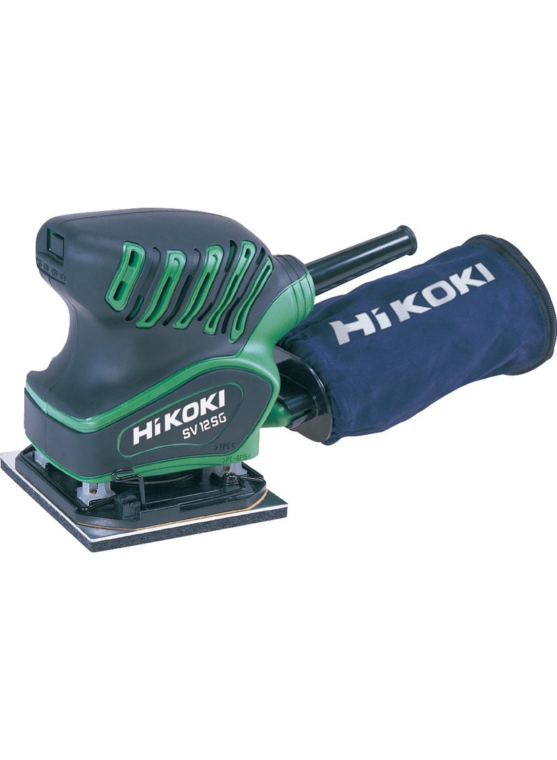Hikoki SV12SGE6Z Orbital Sander, 110mm Pad, 200W Motor, Lightweight 1.1 kg, 1.5mm Orbital Diameter – Compact Finishing Sander for Wood, Paint & Metal - Image 1