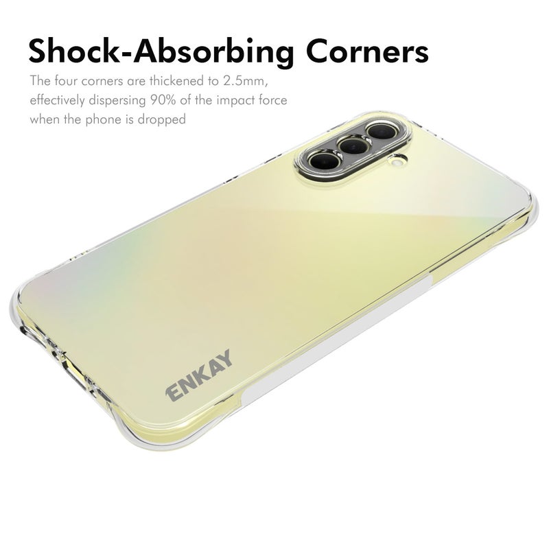 BURAQ Case Cover For Samsung Galaxy A36 5G ENKAY Hat-Prince Transparent TPU Shockproof Phone Case - Image 2