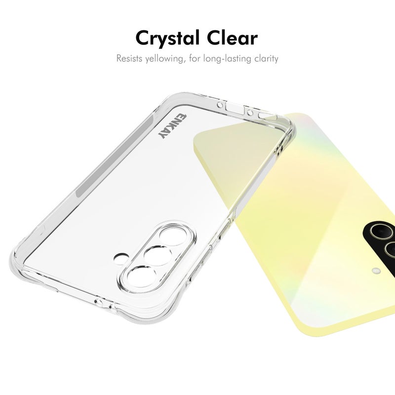 BURAQ Case Cover For Samsung Galaxy A36 5G ENKAY Hat-Prince Transparent TPU Shockproof Phone Case - Image 5