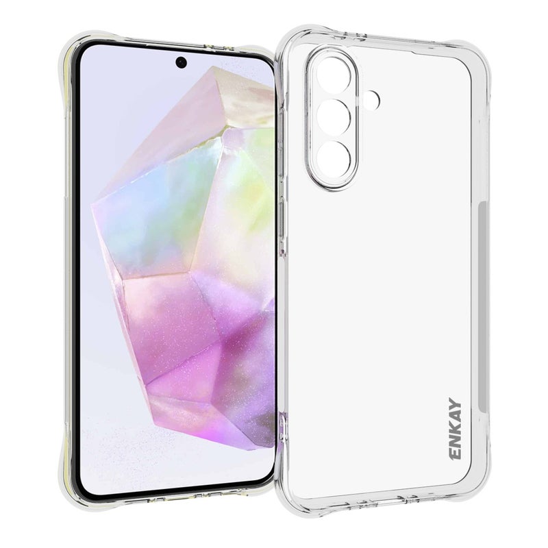 BURAQ Case Cover For Samsung Galaxy A36 5G ENKAY Hat-Prince Transparent TPU Shockproof Phone Case - Image 1