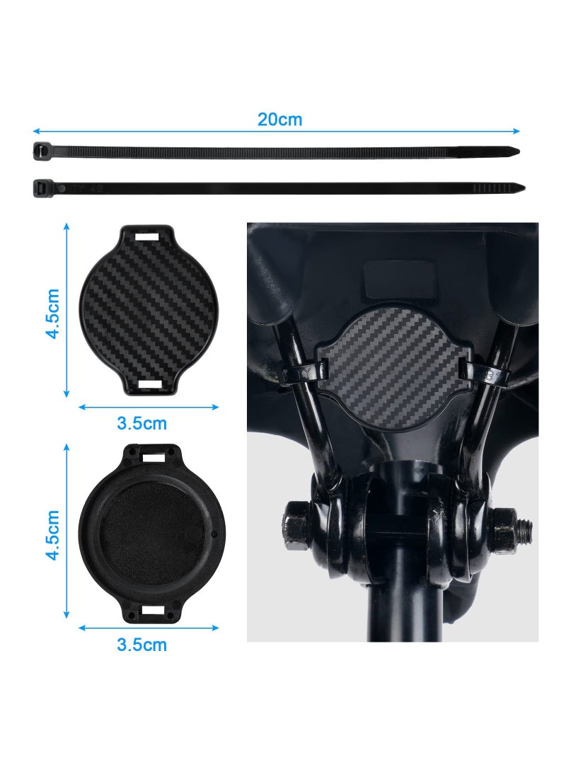 Suitable for Apple Airtag Holder for Bike Accessorise, Hidden Under Seat AirTag Protective Case for Bicycle, AirTag Motorcycle Mount Waterproof Cover (1 Pack)