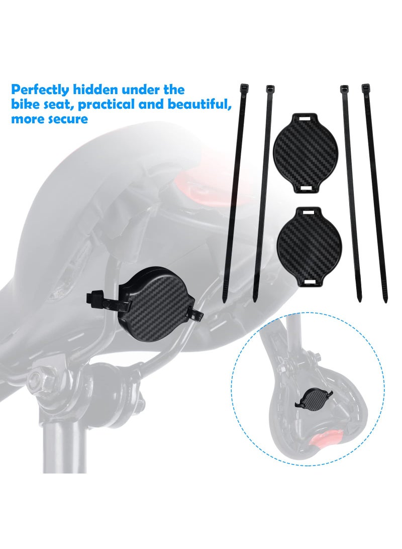 Suitable for Apple Airtag Holder for Bike Accessorise, Hidden Under Seat AirTag Protective Case for Bicycle, AirTag Motorcycle Mount Waterproof Cover (1 Pack)