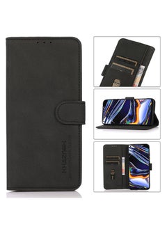 HuHa Case Cover For OPPO Find X7 Pro / Find X7 Ultra KHAZNEH Matte Texture Leather Phone Case Black 