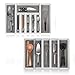 ELTOW Expandable In Drawer Cutlery Organizer & Utensil Tray Set By Eltow- 2 Kitchen Storage Trays For Flatware, - Image 2