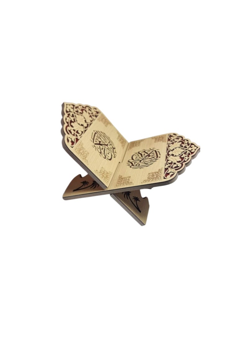 روضة حامل مصحف خشبي للقراءة الميسرة - Image 3