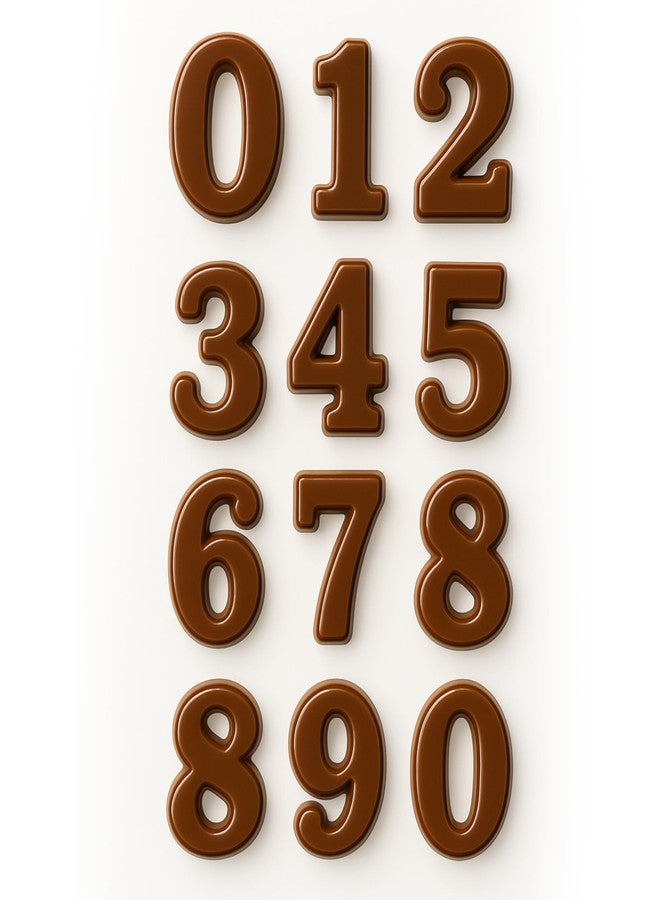 CANDISLE Numbers Shaped Chocolate Candy Mold - Image 2