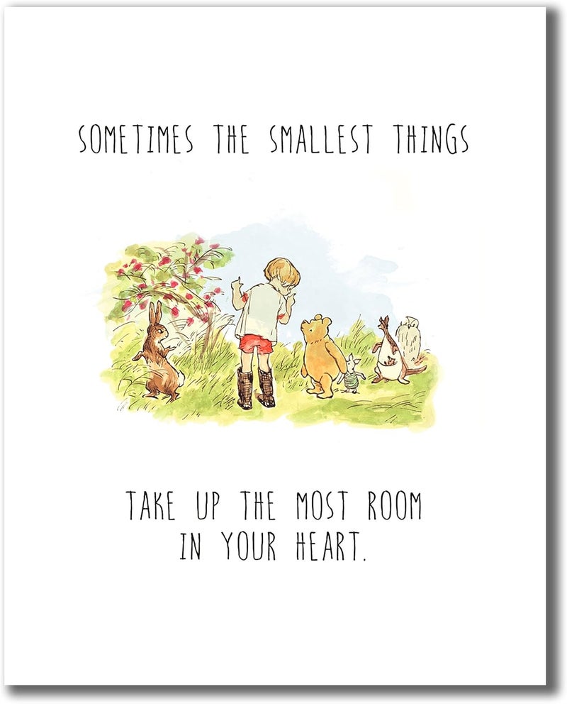 BigWig Prints Winnie the Pooh Classic - Set of 4 (8 inches x 10 inches) Wall Art Decor Photos Bedroom MATTE Finish - Image 4