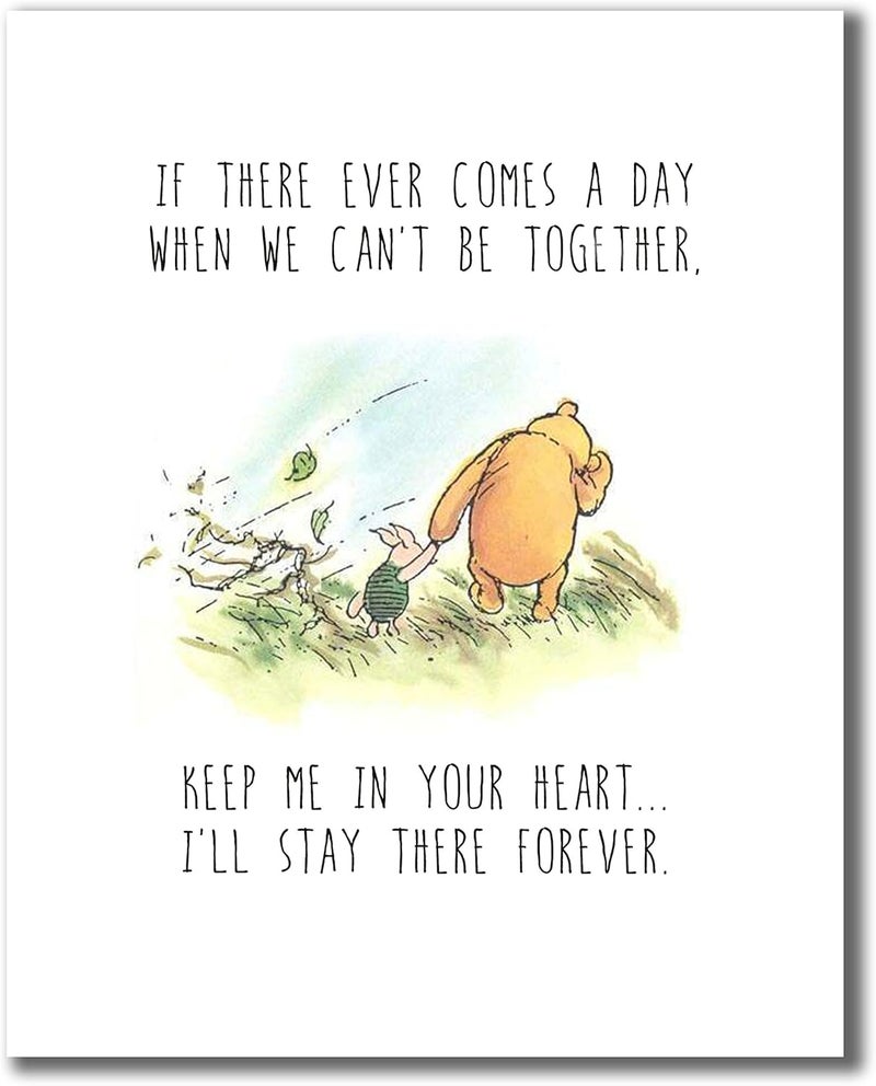 BigWig Prints Winnie the Pooh Classic - Set of 4 (8 inches x 10 inches) Wall Art Decor Photos Bedroom MATTE Finish - Image 3