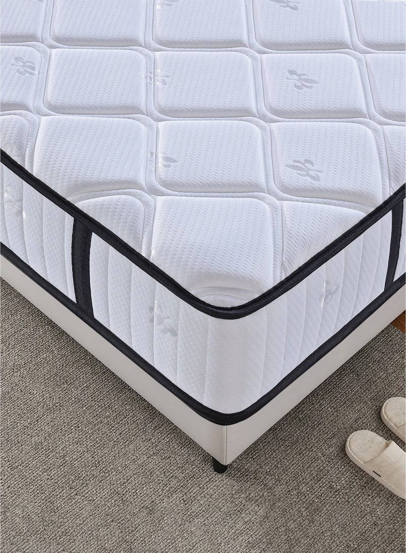 190×90cm Pocket Spring Mattress, Extra Thickness of 20cm(Single Size), High-density Foam & Soft Fabric, Breathable & Medium-Firm , High Resilience, Compressed Packaging for Singles & Students - Image 3
