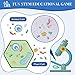 GiftAmaz Animal and Plant Cell Anatomy Model Soft Felt Toy Early Cell Biology and Life Science STEM Toys Classroom Teaching Aid Educational Learning Activities STEM Birthday Toys for Kids 6 - Image 2