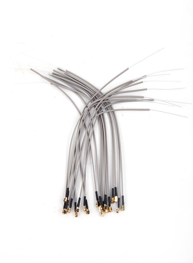 Plplaaoo 20PCS 2.4G Receiver Antenna for FrSky, IPEX Interface 2.4GHz Receiver Antenna 15cm Replacement for RC Aircraft & Drones,IPEX Port Compatible with Futaba & Spektrum - Image 1