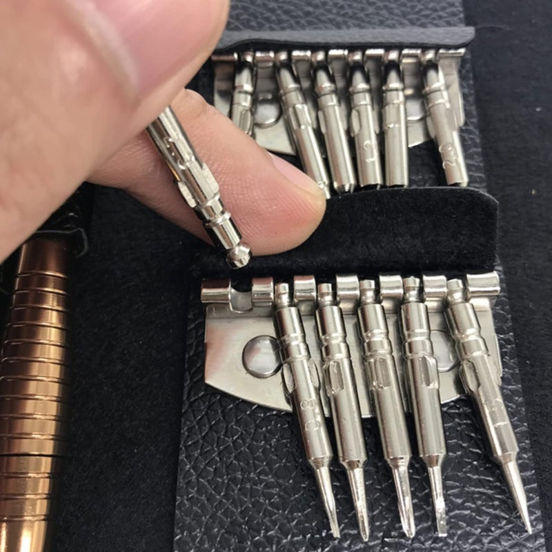 Zaptec Zaptec 25 in 1 Precision Small Magnetic Screwdriver Set Multi Pocket Repair Tool Kit for Mobile Laptop Electronics iPad Mackbook Watch - Image 5