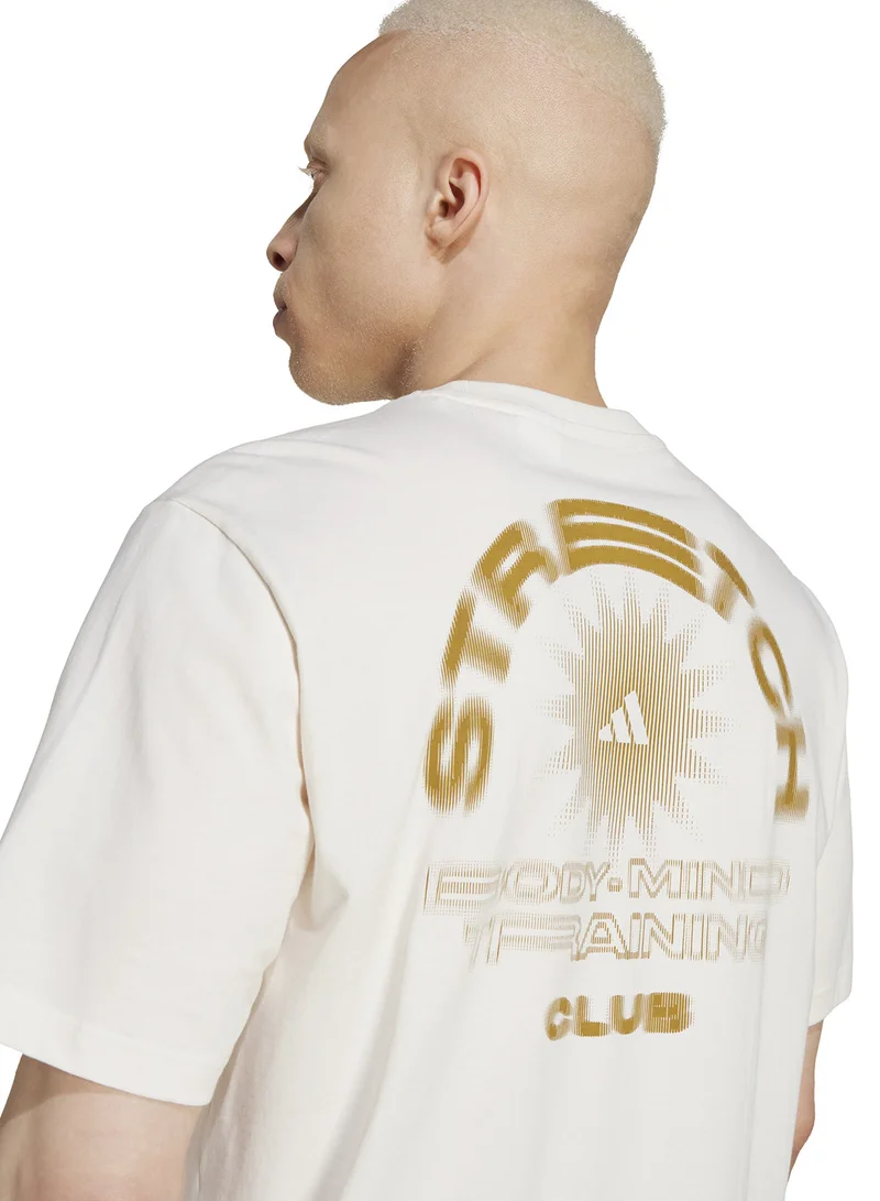 Adidas Yoga Body Mind Stretch Graphic T-Shirt