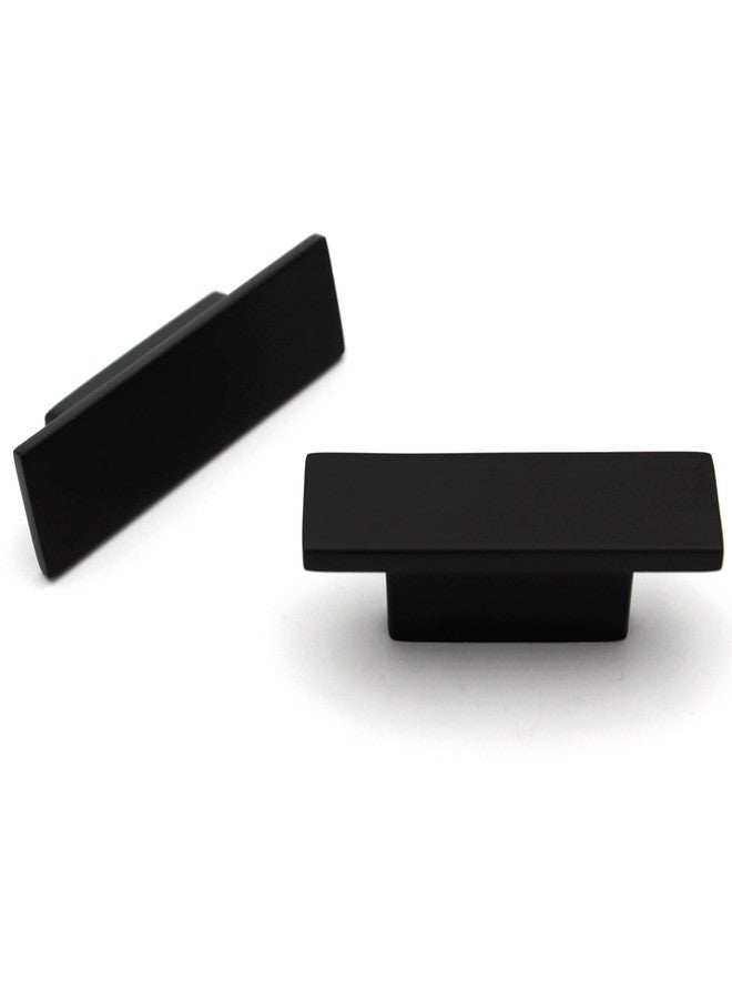 ABVIN Black Handles Unique Cabinet Beautiful Drawer Decorative Dresser Drop Drawer Knobs and Pulls - 1 pcs (Rectangle Knob) - Image 2