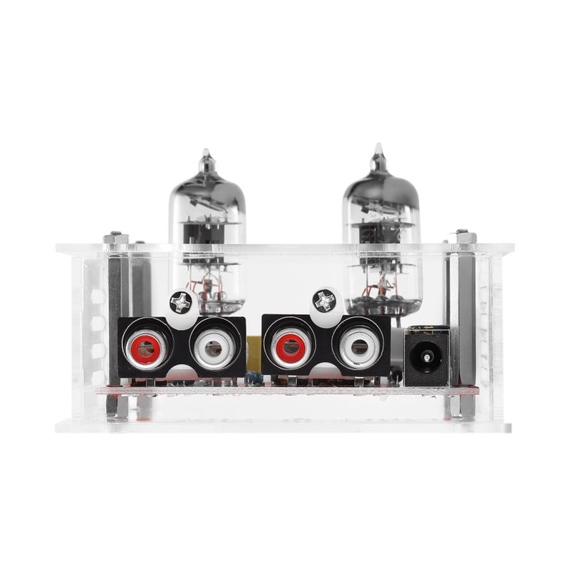 6J1 Tube Amplifier Preamp Board Dual Channel Class A Volume Control Tone Preamplifier Boards with Cryst Finish Board - Image 2