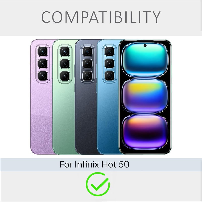 UltiUnison واقي شاشة لجهاز Infinix Hot 50 [ليس زجاجيًا]، فيلم مرن عالي الوضوح شفاف واقٍ من الخدوش من مادة TPU الناعمة لجهاز Infinix Hot 50 - Image 2