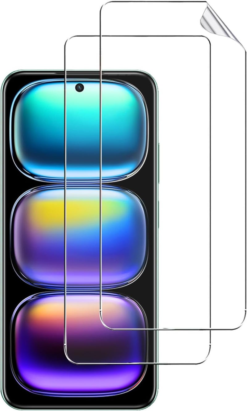 UltiUnison واقي شاشة لجهاز Infinix Hot 50 [ليس زجاجيًا]، فيلم مرن عالي الوضوح شفاف واقٍ من الخدوش من مادة TPU الناعمة لجهاز Infinix Hot 50 - Image 1