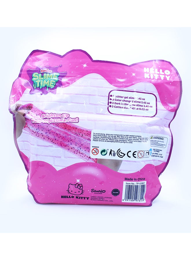 TOY PRO جلتر حفلة هالو كيتي سلايم تايم 414 جرام - Image 5
