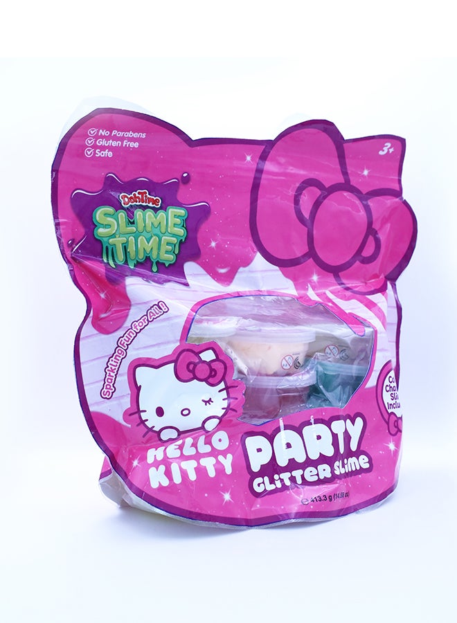 TOY PRO جلتر حفلة هالو كيتي سلايم تايم 414 جرام - Image 3